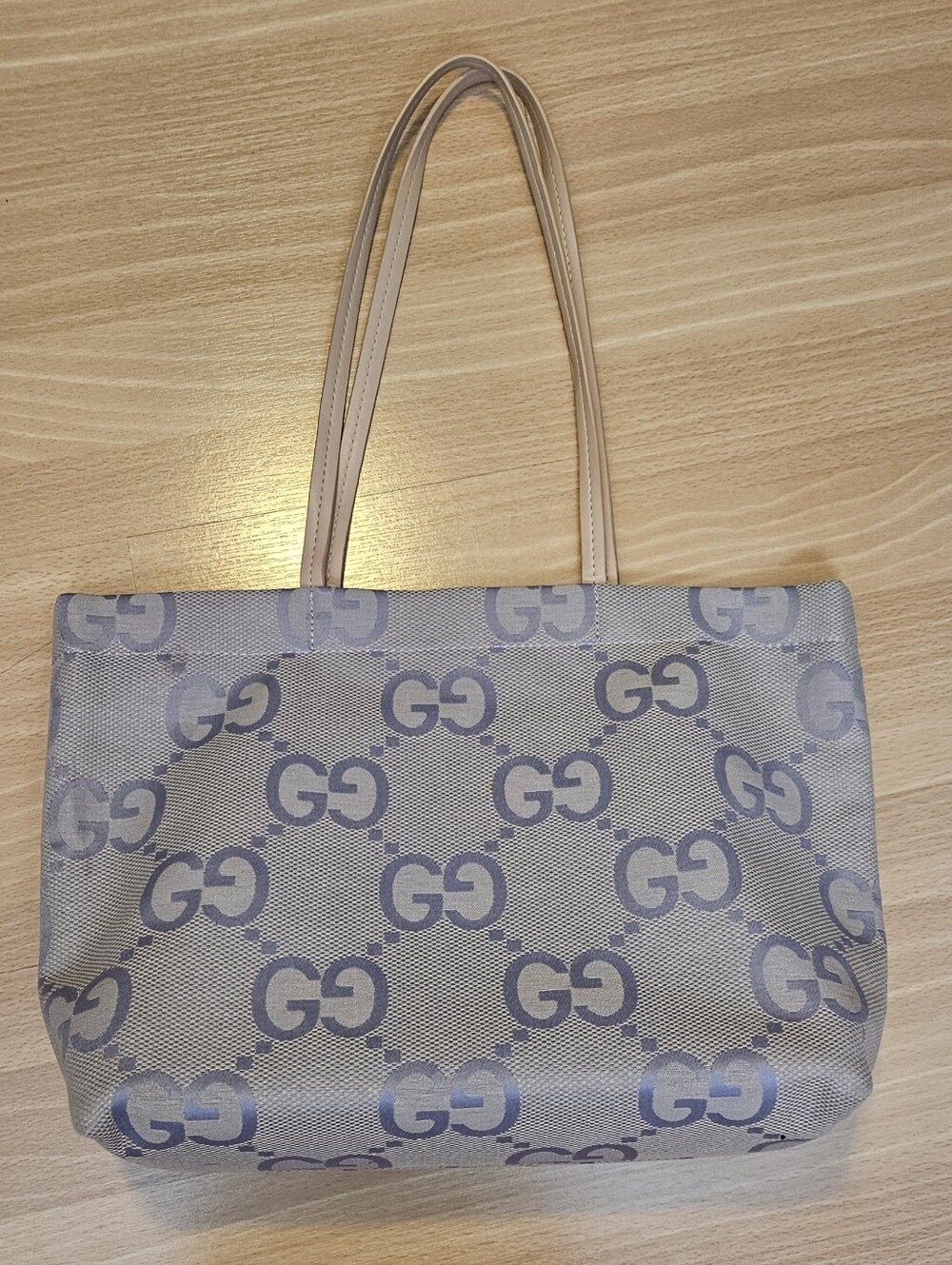 Purple and Tan Monogram Tote 💜